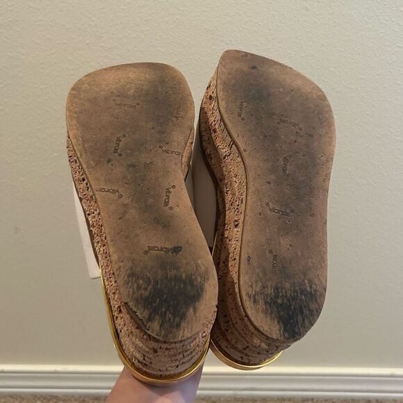 Chloe Wedge Sandal Leather White - Picture 7 of 13